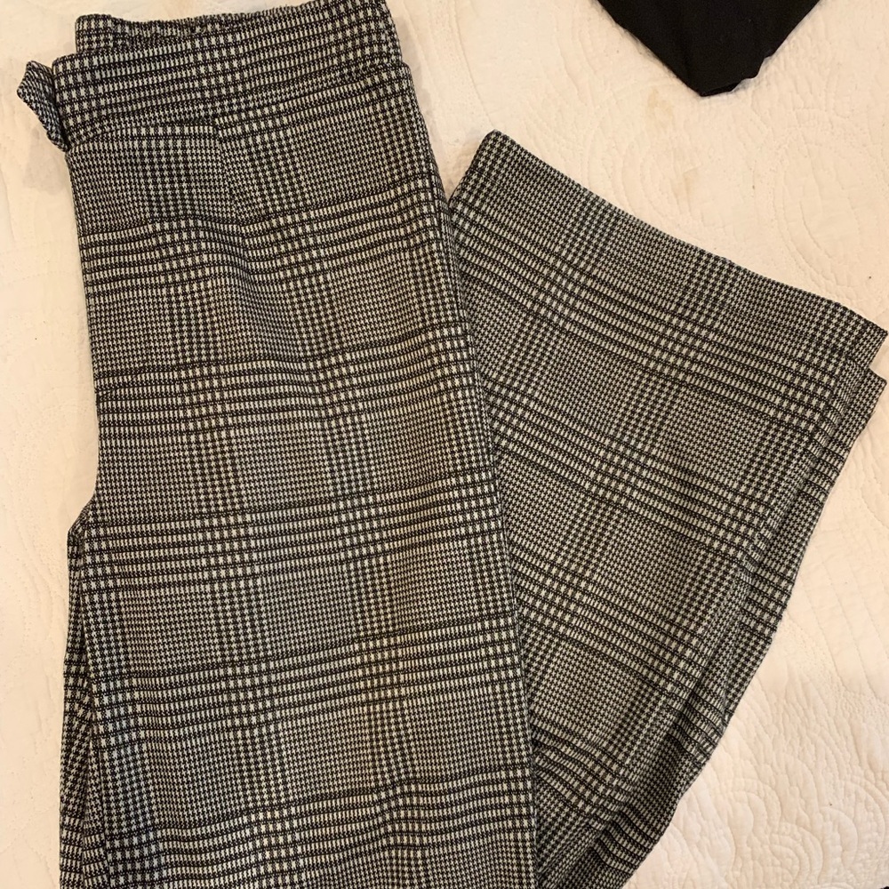 High wasted patterned pants